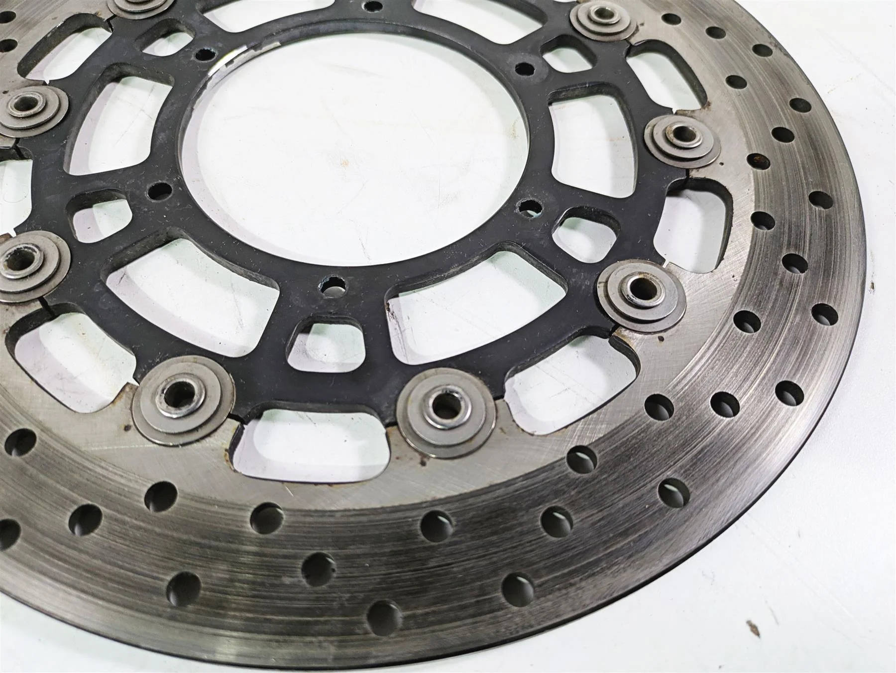 2017 BMW F800GS Adv K75 Front Brake Disc Rotor Set 300Mm 34117713131 - Image 7