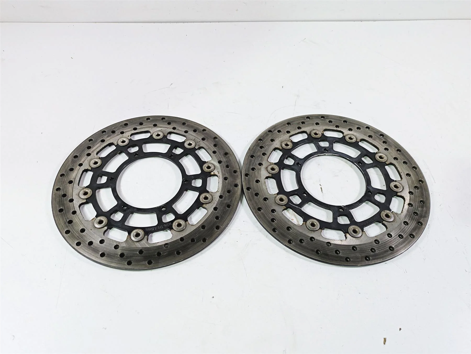 2017 BMW F800GS Adv K75 Front Brake Disc Rotor Set 300Mm 34117713131 - Image 8