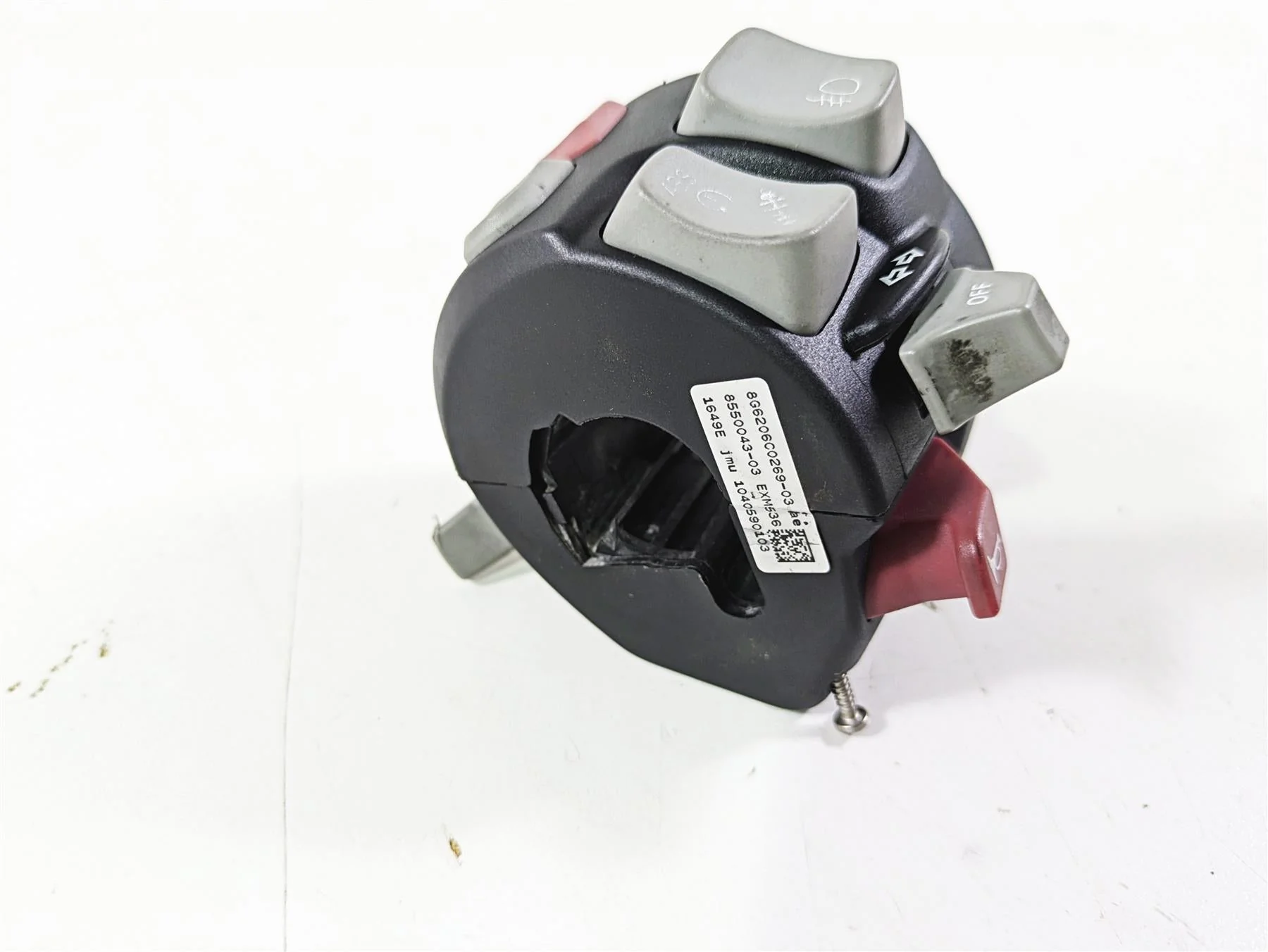 2017 BMW F800GS Adv K75 Left Hand Control Switch Abs Esa 61318550043 - Image 6