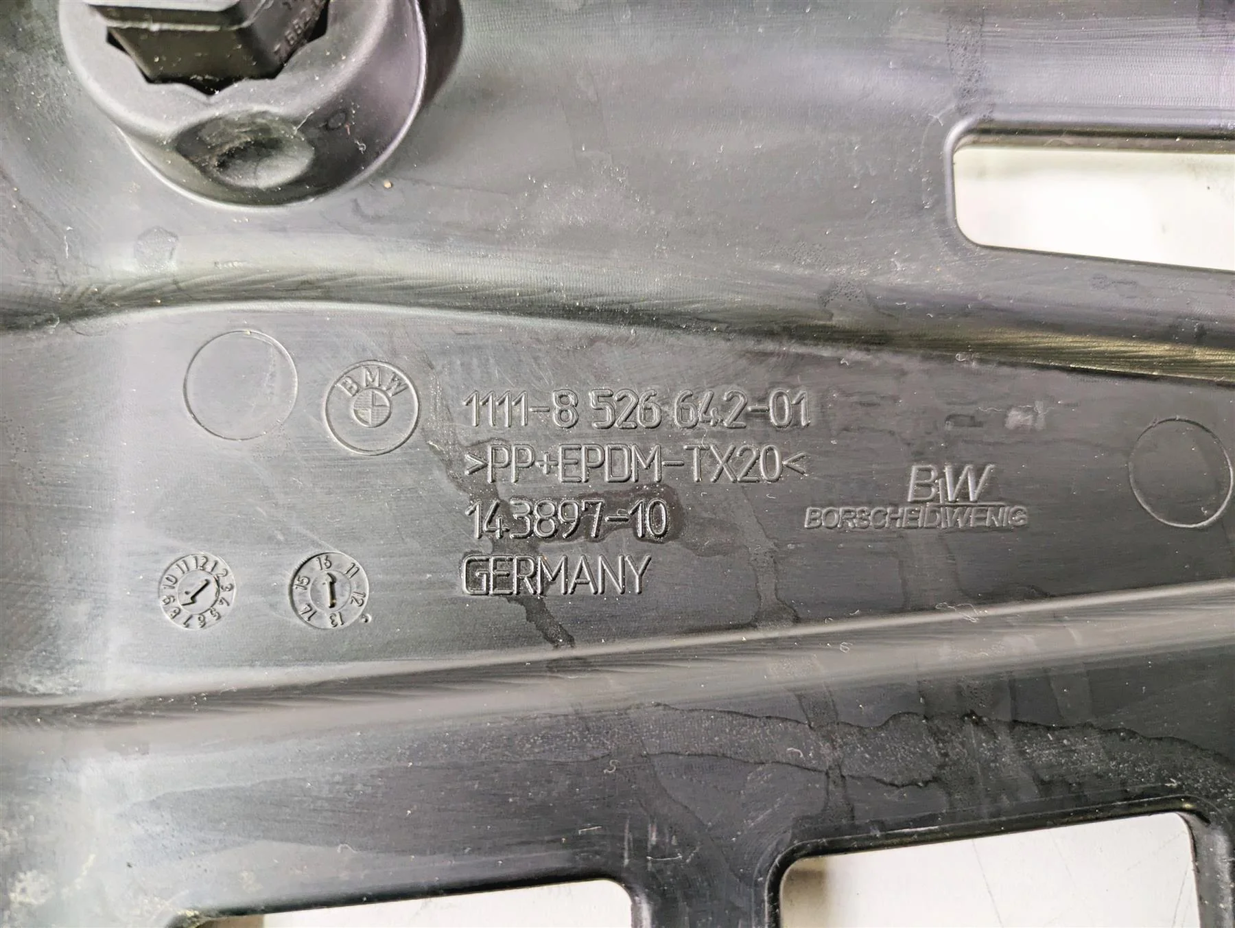 2017 BMW F800GS Adv K75 Plastic Lower Engine Skid Plate 11118526642 - Image 7