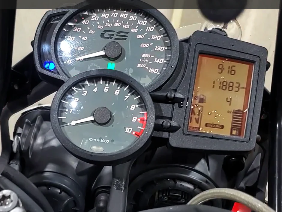 2017 BMW F800GS Adv K75 Speedometer Gauges Instrument 11K 62118555577 - Image 2