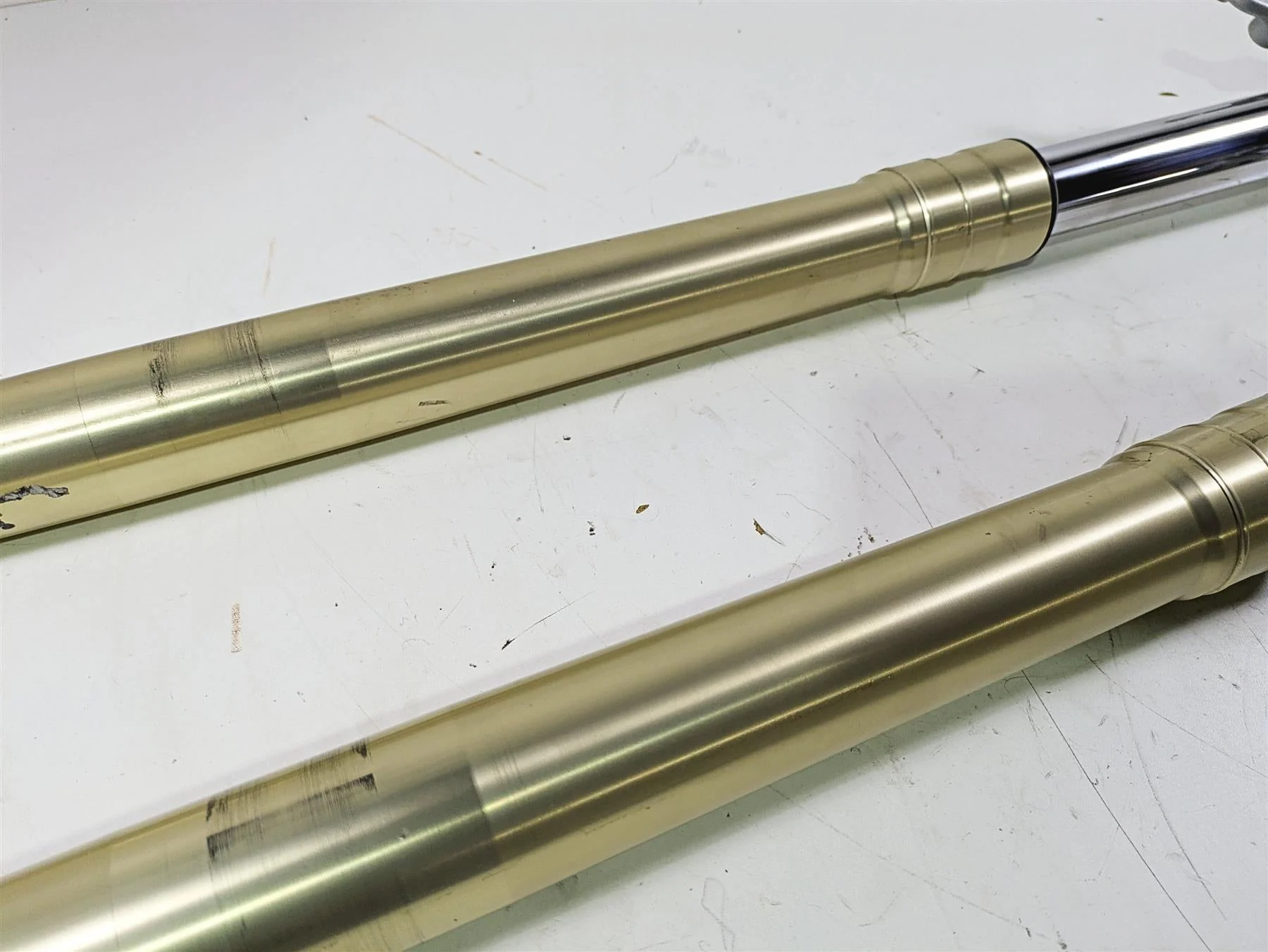 2017 BMW F800GS Adv K75 Straight Front Forks - No Leaks 31427711181 31427711182 - Image 5