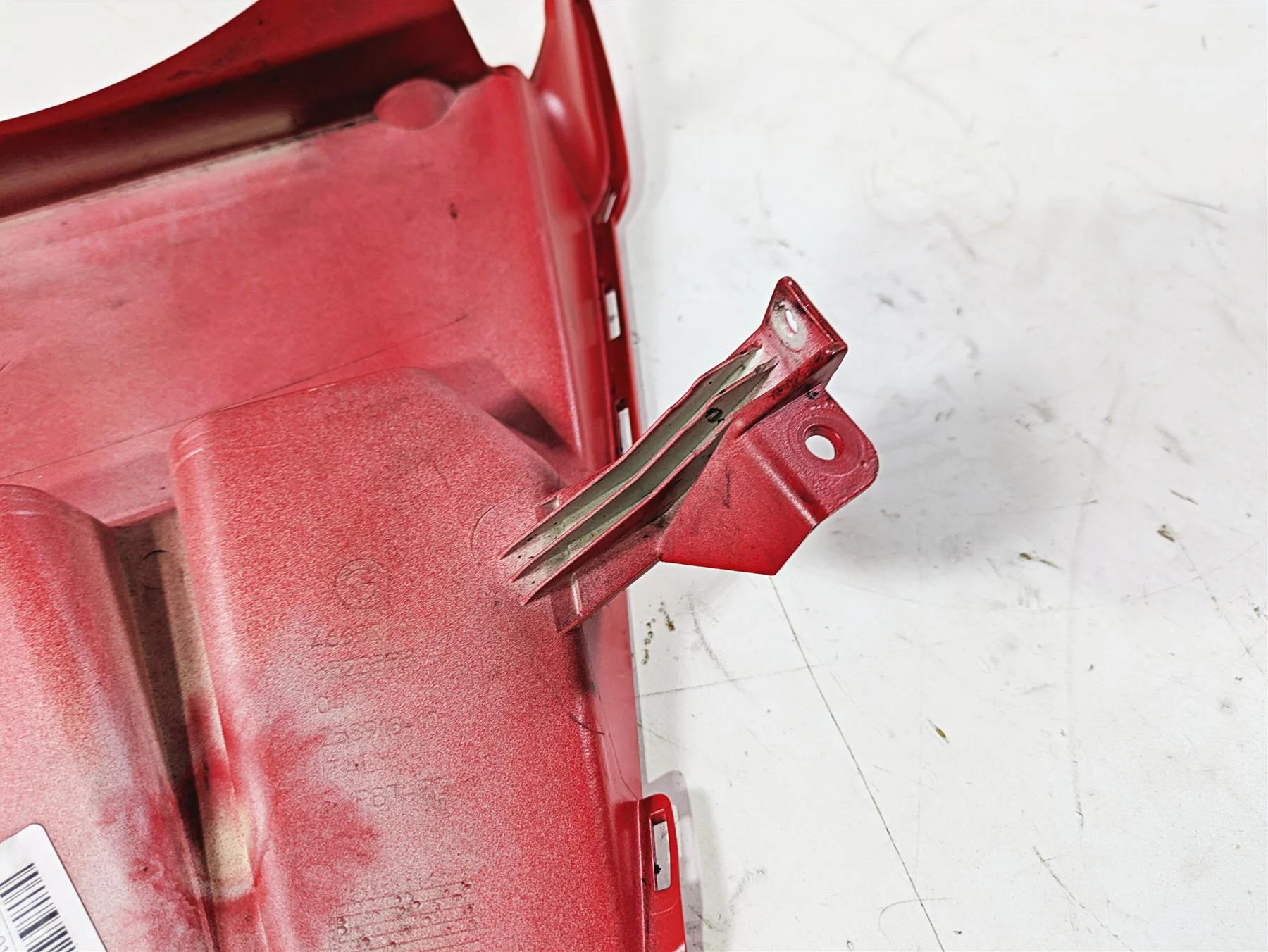 2017 BMW F800GS Adv K75 Upper Front Fender Racing Red 46618531118 46618563882 - Image 12