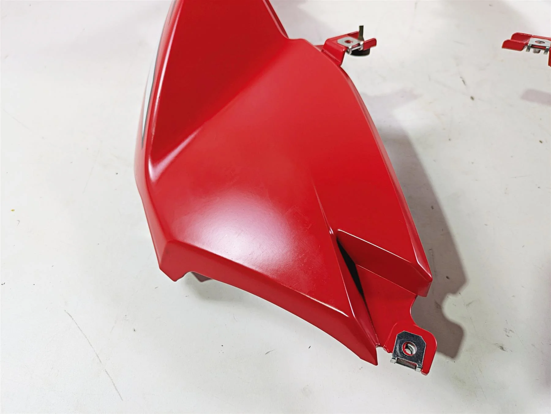 2017 BMW F800GS Adv K75 Upper Tank Cover Fairing Set Racing Red 46638555625 - Image 6