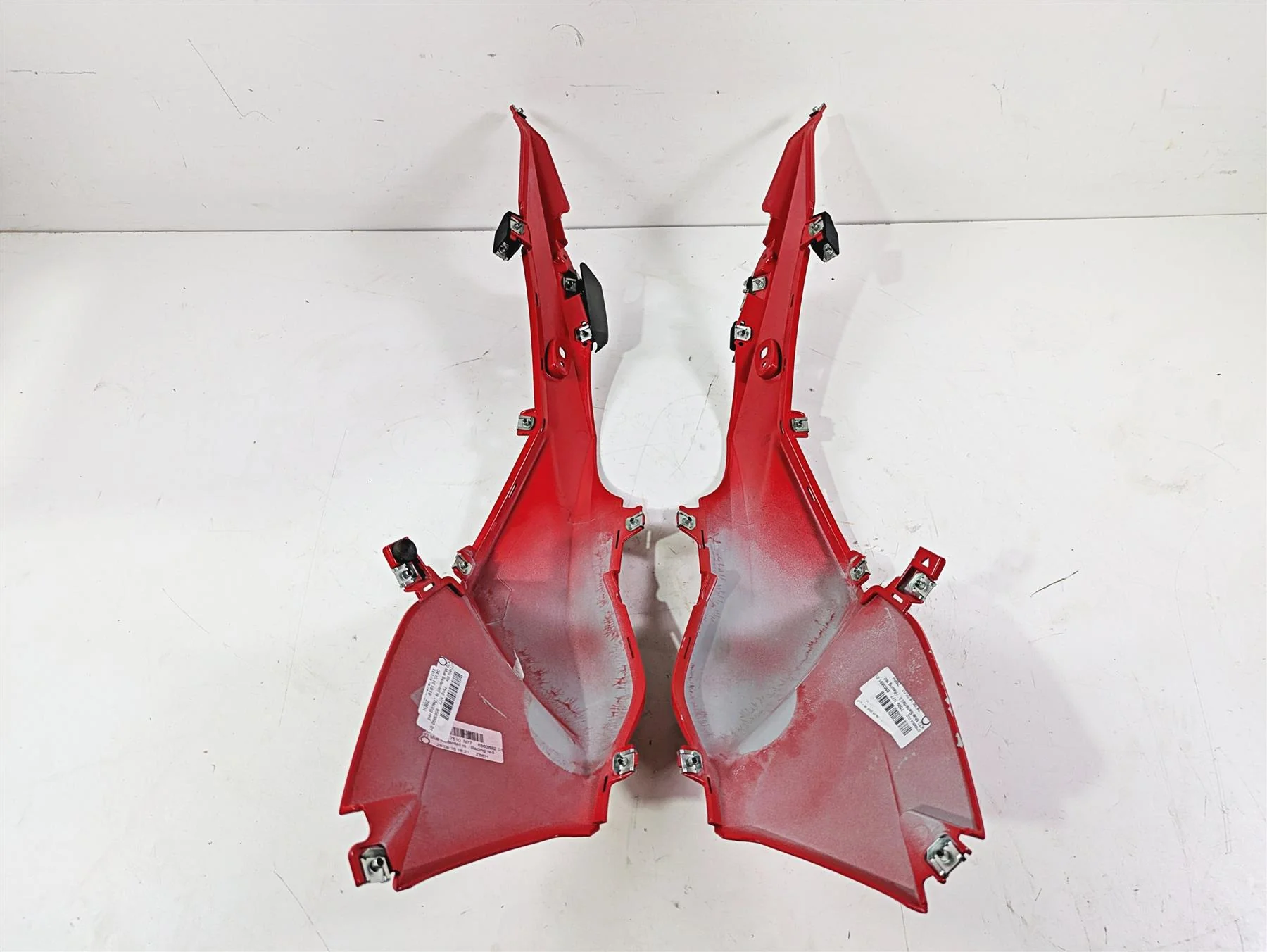 2017 BMW F800GS Adv K75 Upper Tank Cover Fairing Set Racing Red 46638555625 - Image 8