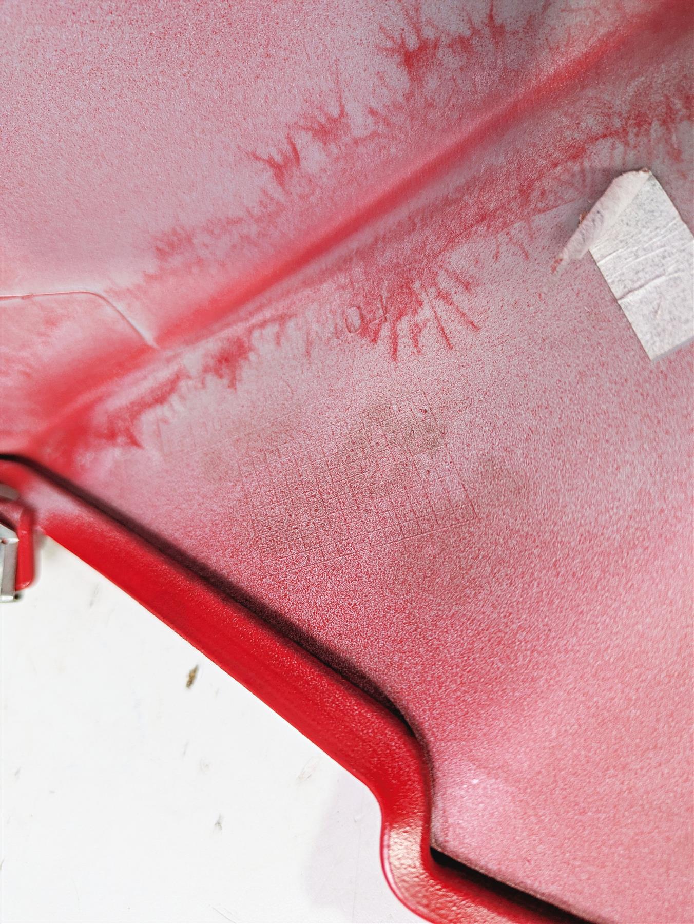 2017 BMW F800GS Adv K75 Upper Tank Cover Fairing Set Racing Red 46638555625 - Image 9