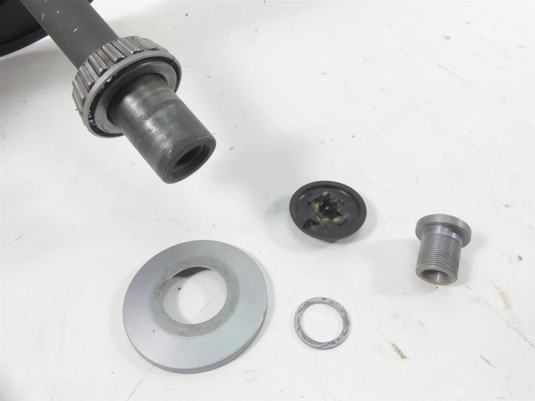 2017 BMW F800GS K72 Lower Triple Tree Steering Clamp Yoke 57mm 31428530350 - Image 10
