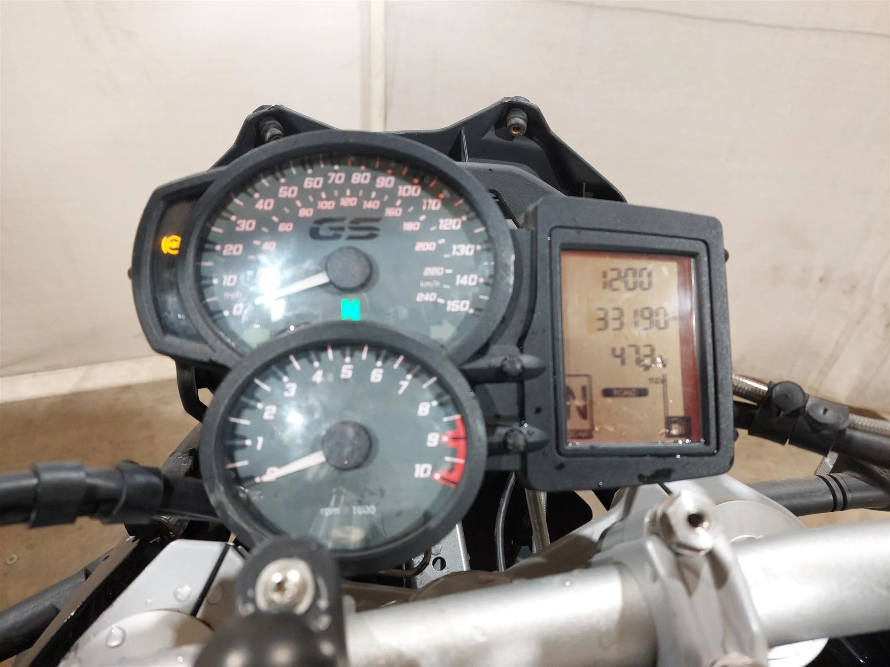 2017 BMW F800GS K72 Speedometer Gauges 33K Instrument Cluster -Read 62118555577 - Image 2