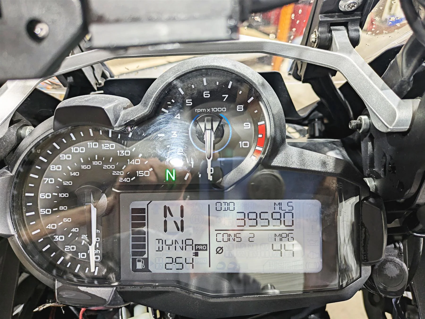 2017 BMW R1200 GS K50 Analog Speedometer Gauges Instrument - 39k 62118393192 - Image 2