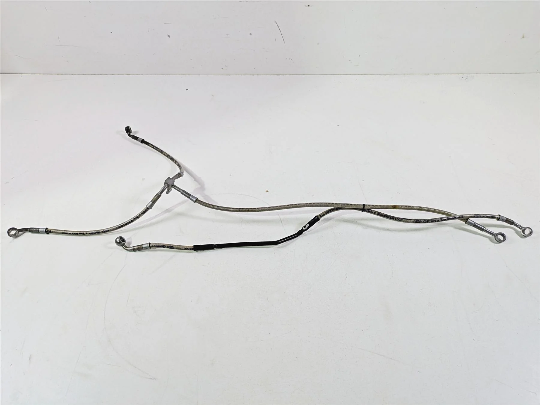 2017 BMW R1200 GS K50 Front Abs Brake Line Set 34328526552 34328526553