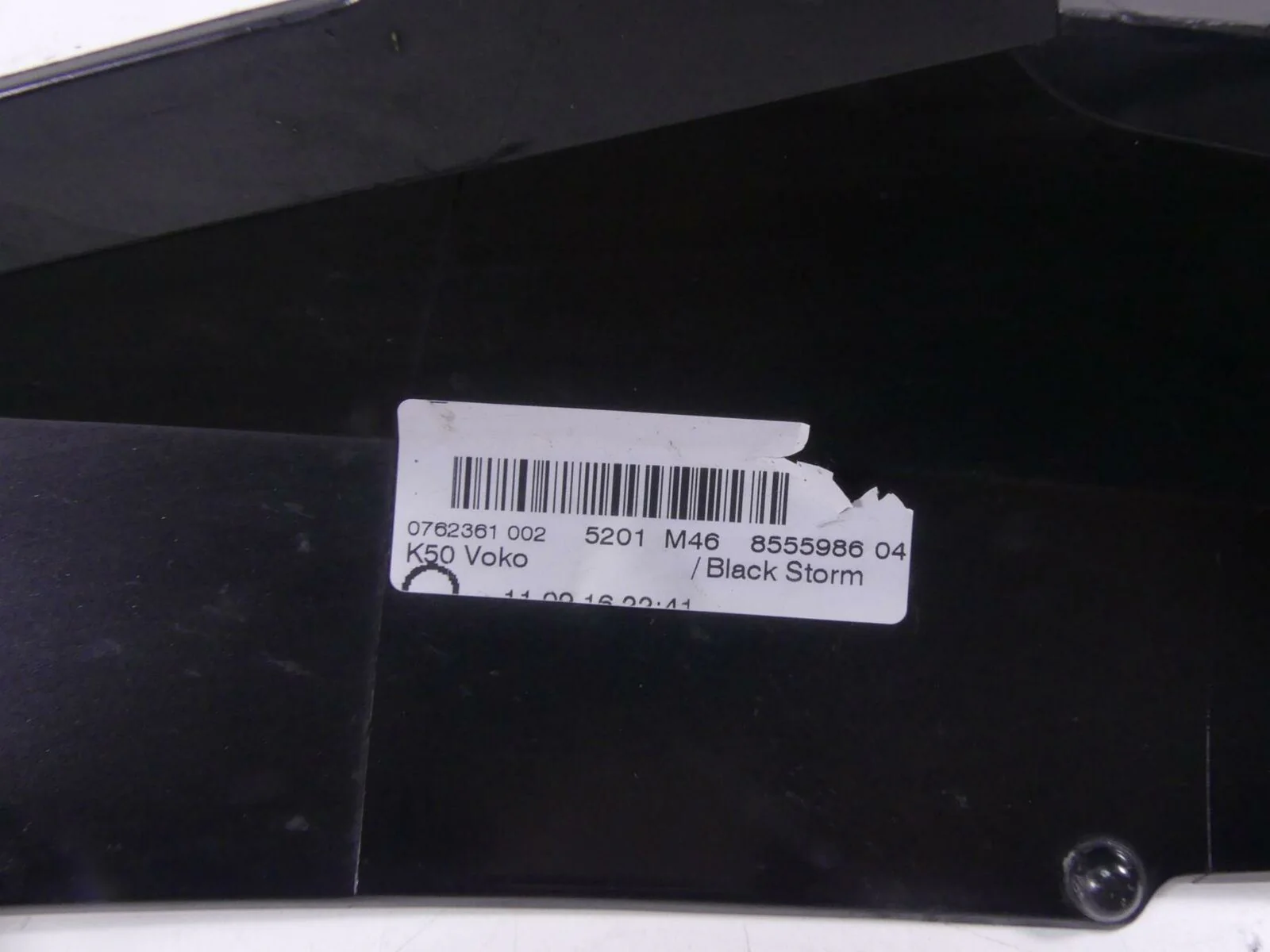2017 BMW R1200GS GSW K50 Front Upper Fender Black Storm 8555986 46618560646 - Image 7