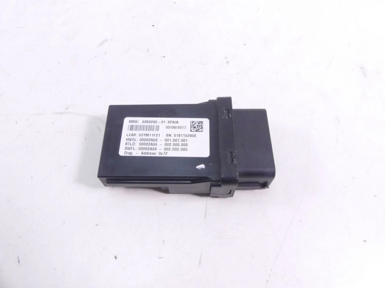 2017 BMW R1200RT RTW K52 General Control Module Light 8393280