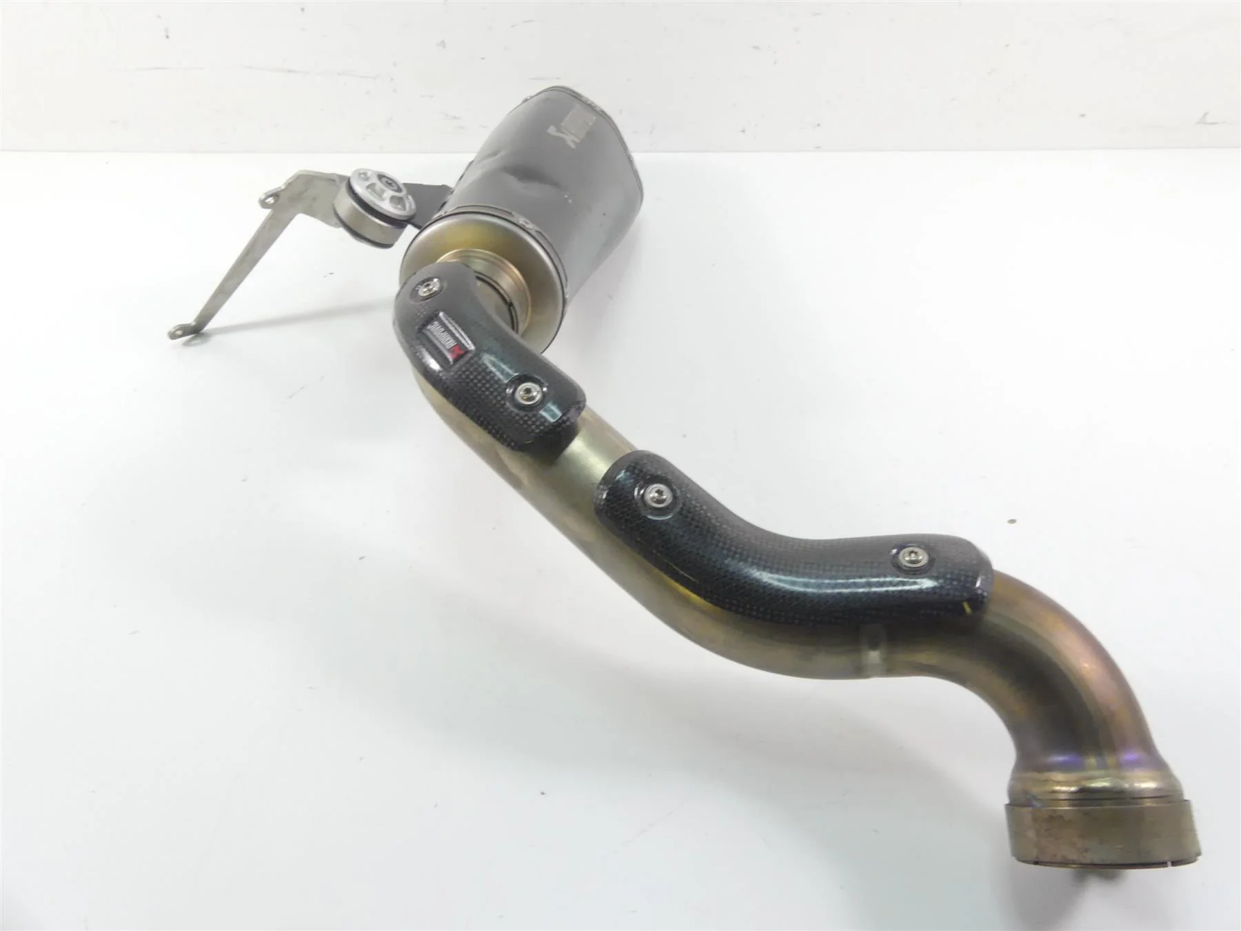 2017 BMW RnineT Racer K32 Akrapovic Slip On Exhaust Pipe Muffler 77112455702 - Image 12