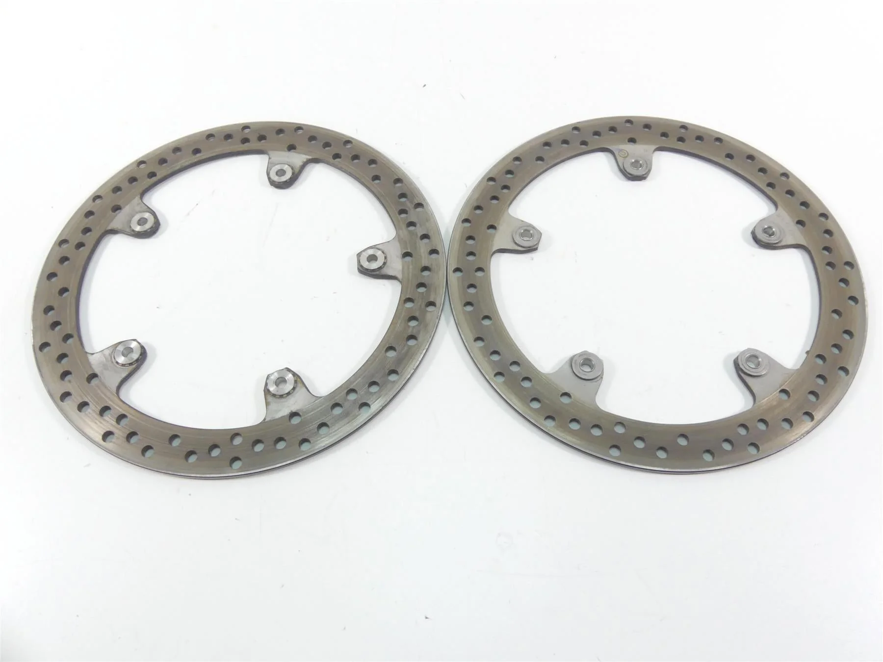 2017 BMW RnineT Racer K32 Front Brembo Brake Disc Rotor Set 320Mm 34118526575 - Image 4