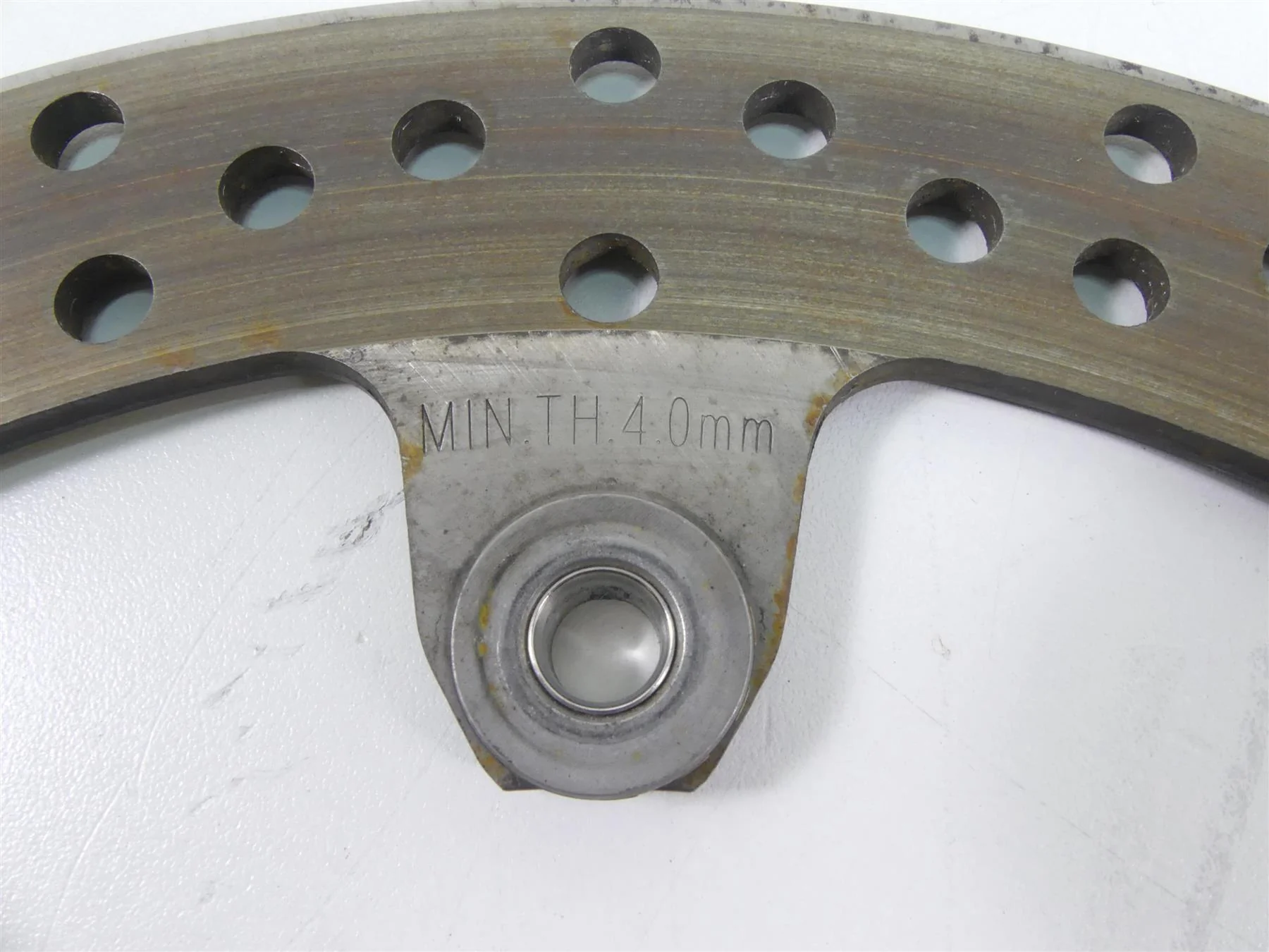 2017 BMW RnineT Racer K32 Front Brembo Brake Disc Rotor Set 320Mm 34118526575 - Image 9
