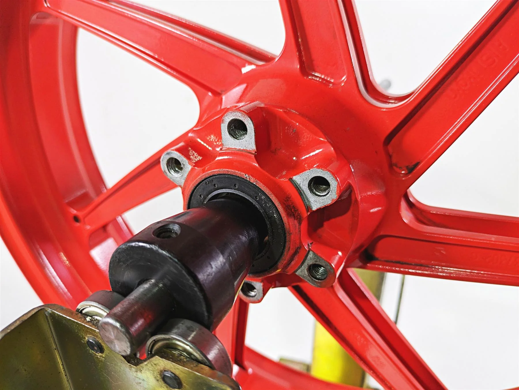 2017 BMW S1000R K47 Forged Hp4 Front Wheel Racing Red 17x3.5 36318533338 - Image 8