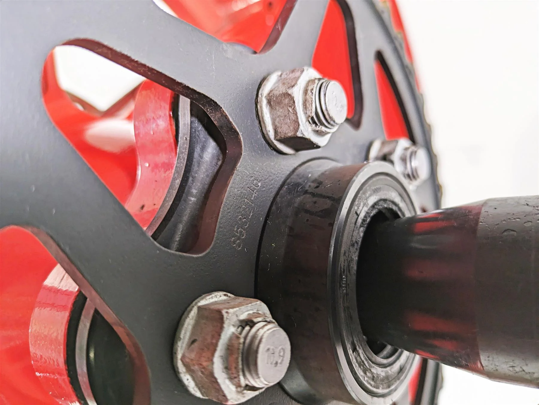 2017 BMW S1000R K47 Forged Hp4 Rear Wheel Racing Red 17x6 36318533339 - Image 10