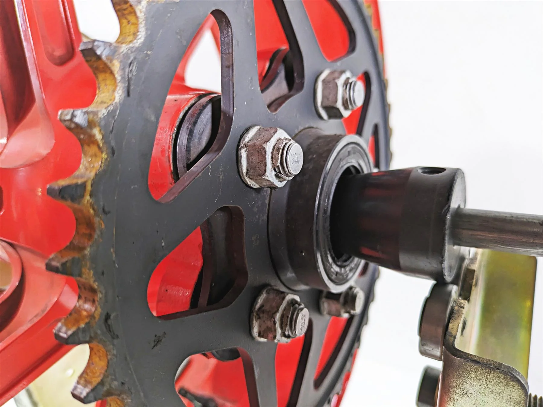 2017 BMW S1000R K47 Forged Hp4 Rear Wheel Racing Red 17x6 36318533339 - Image 4