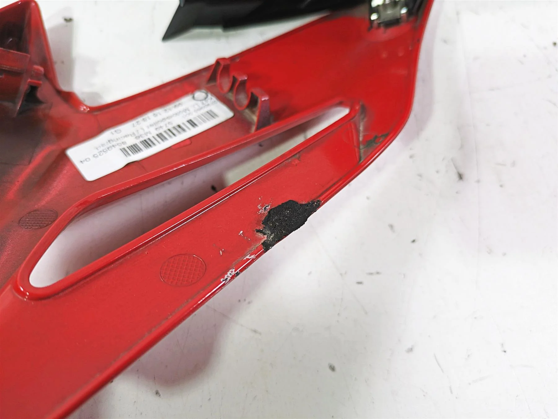 2017 BMW S1000R K47 Lower Engine Belly Chin Fairing Racing Red Set 46638533963 - Image 11
