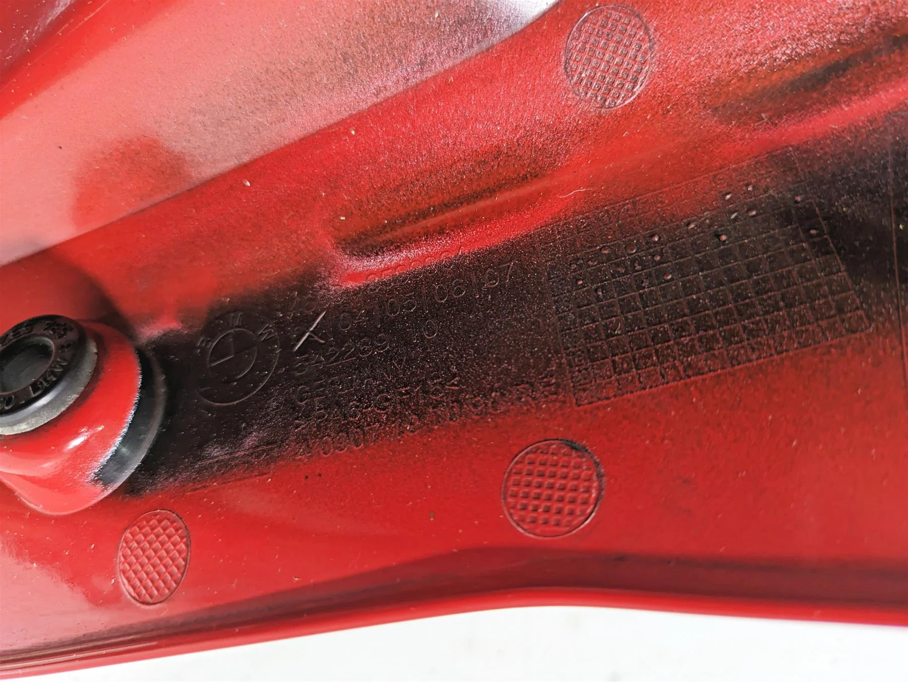 2017 BMW S1000R K47 Lower Engine Belly Chin Fairing Racing Red Set 46638533963 - Image 6