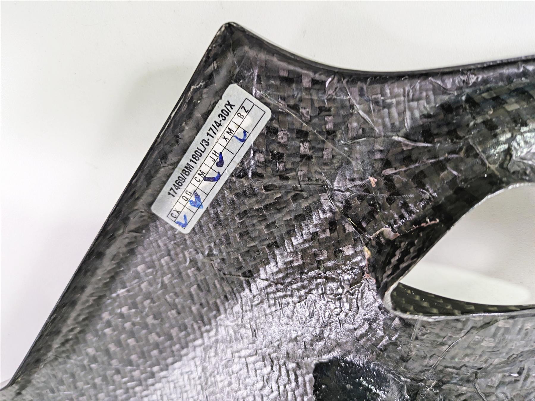 2017 BMW S1000R K47 Right Racecon Under Tank Carbon Fiber Panel Cover BM180 - Image 10