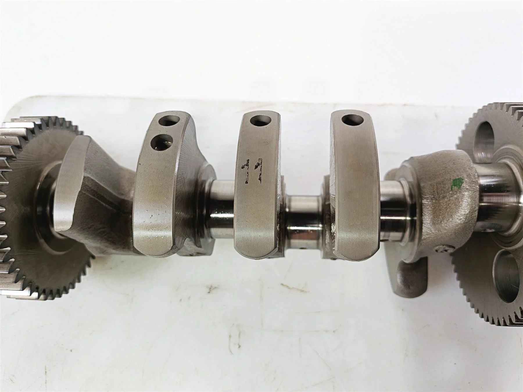 2017 BMW S1000RR K46 Crankshaft Crank Shaft & Fly Wheel Rotor Set 11218536310 - Image 14