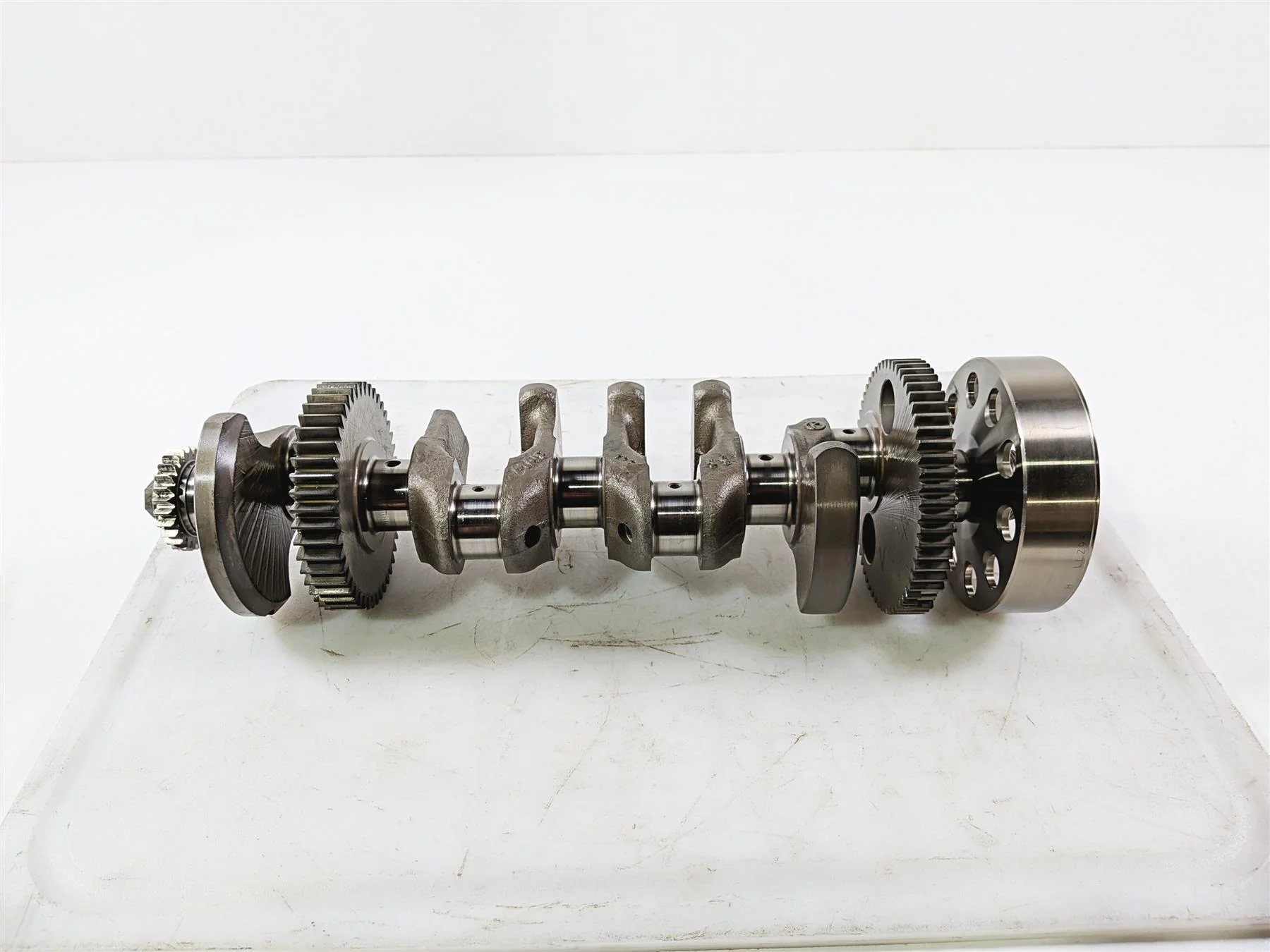 2017 BMW S1000RR K46 Crankshaft Crank Shaft & Fly Wheel Rotor Set 11218536310 - Image 5