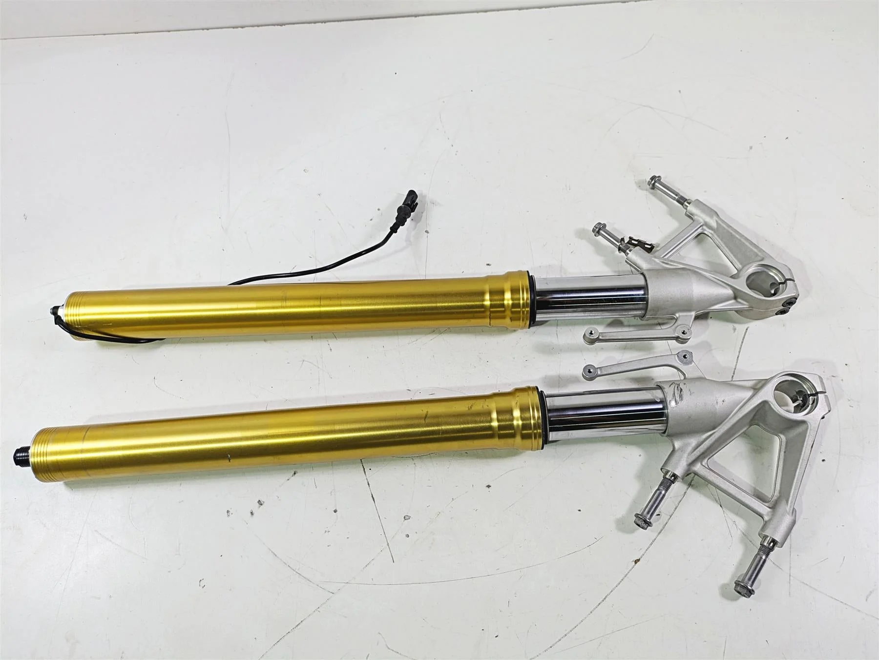 2017 BMW S1000RR K46 DDC ESA Front Fork Leg Set -READ 31428548865 31428548864 - Image 2