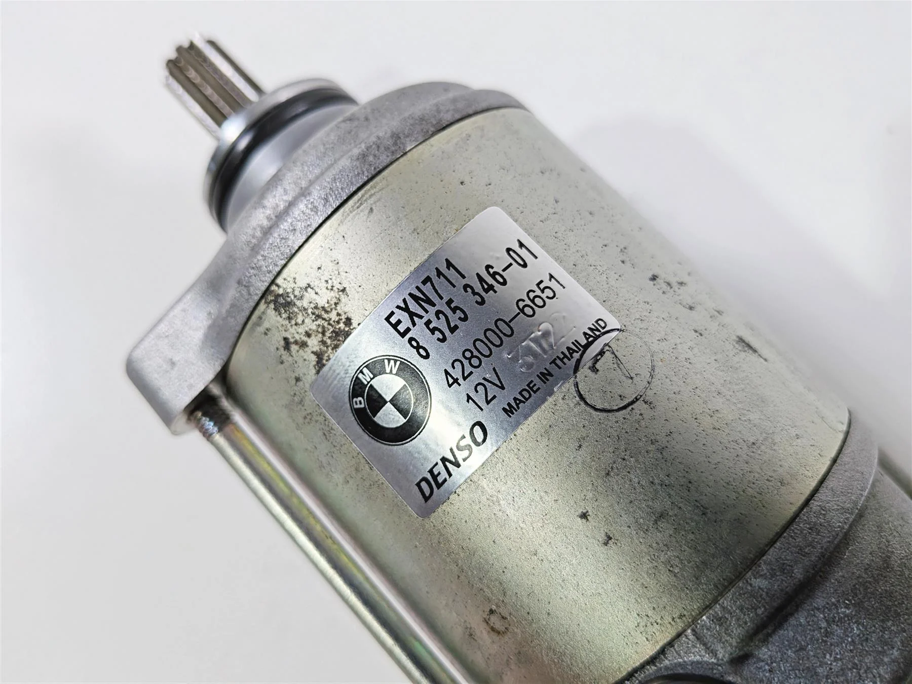 2017 BMW S1000RR K46 Denso Engine Starter Motor 12418525346 - Image 7