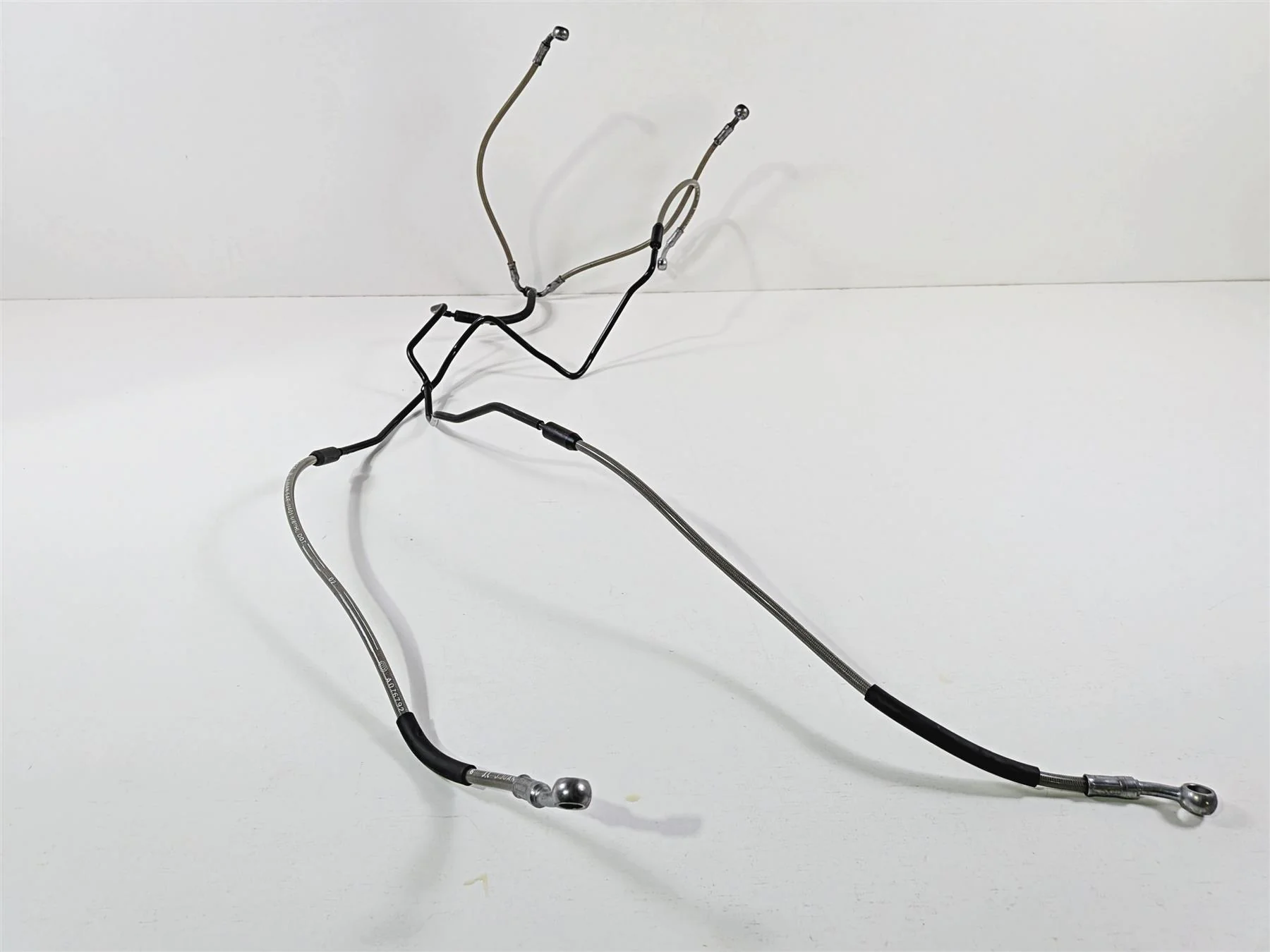2017 BMW S1000RR K46 Front Abs Brake Line Hose Set 34328549513 34328549514 - Image 2