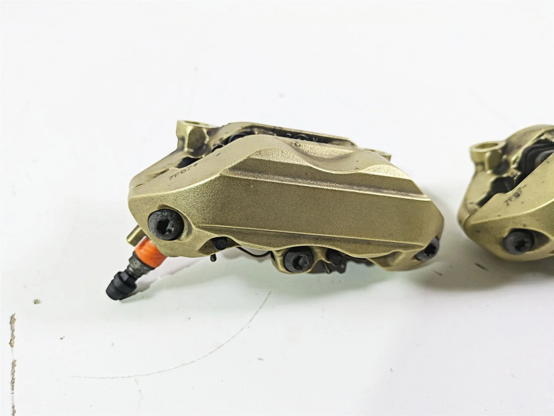 2017 BMW S1000RR K46 Front Brake Calipers Brembo 100mm 34117714783 34117714784 - Image 11