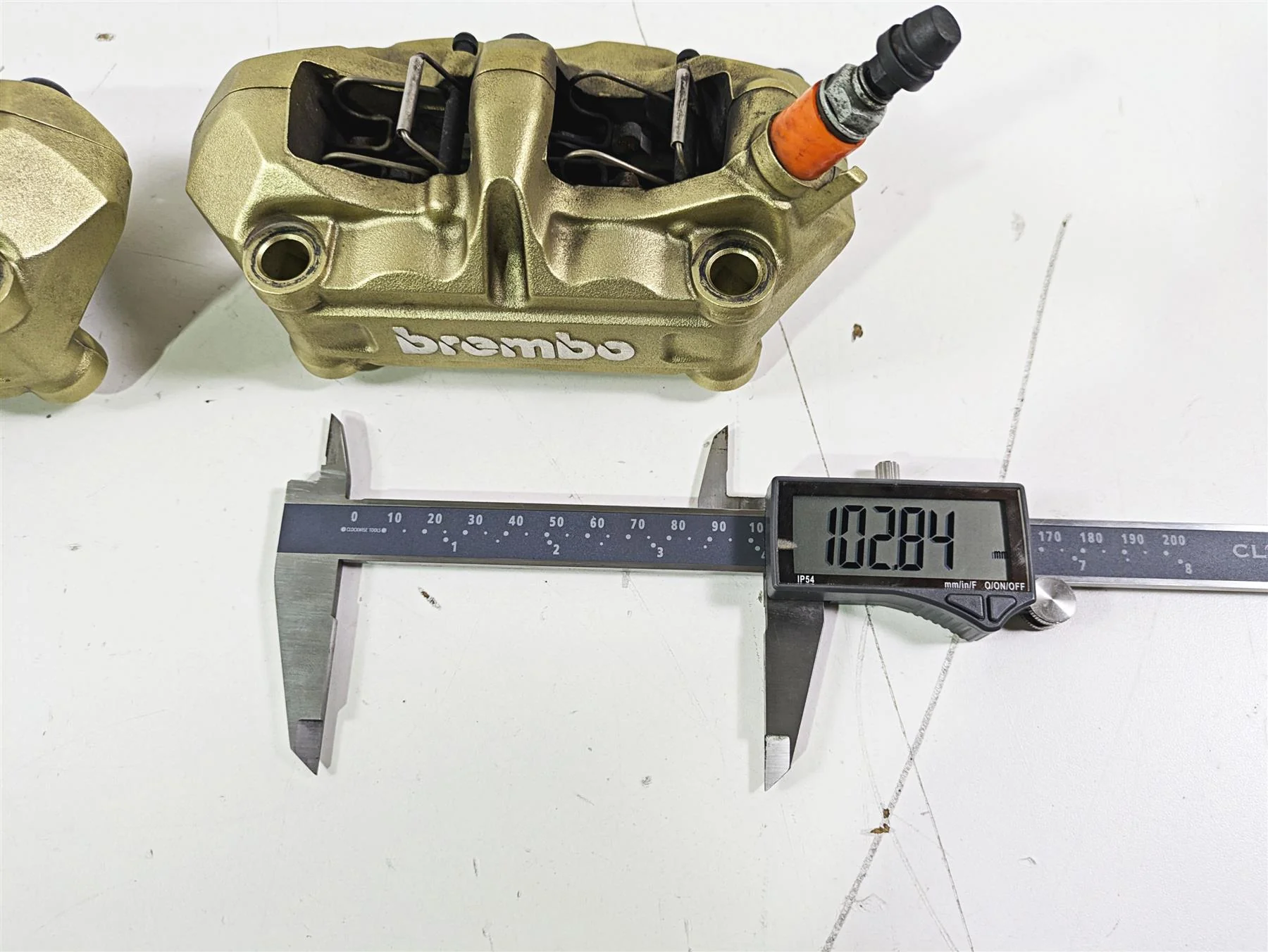 2017 BMW S1000RR K46 Front Brake Calipers Brembo 100mm 34117714783 34117714784 - Image 12