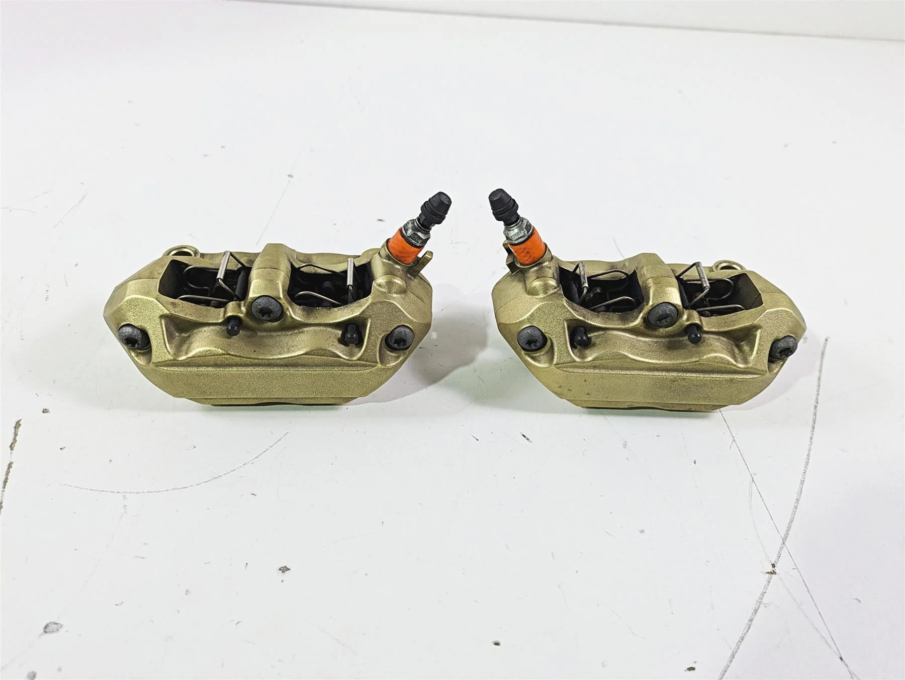 2017 BMW S1000RR K46 Front Brake Calipers Brembo 100mm 34117714783 34117714784 - Image 3