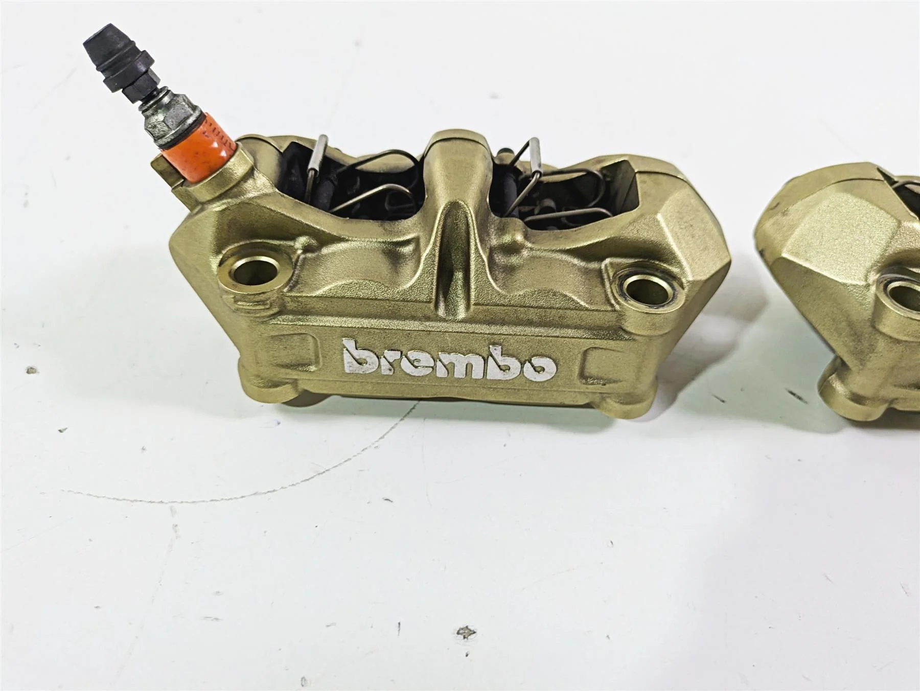 2017 BMW S1000RR K46 Front Brake Calipers Brembo 100mm 34117714783 34117714784 - Image 5