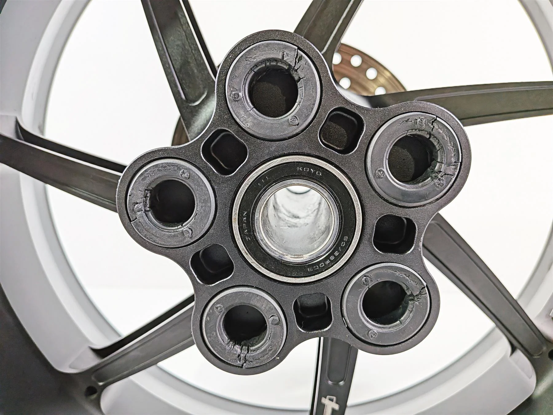2017 BMW S1000RR K46 HP Rear 17x6 Forged Wheel Rim .26mm Runout 36318533339 - Image 8