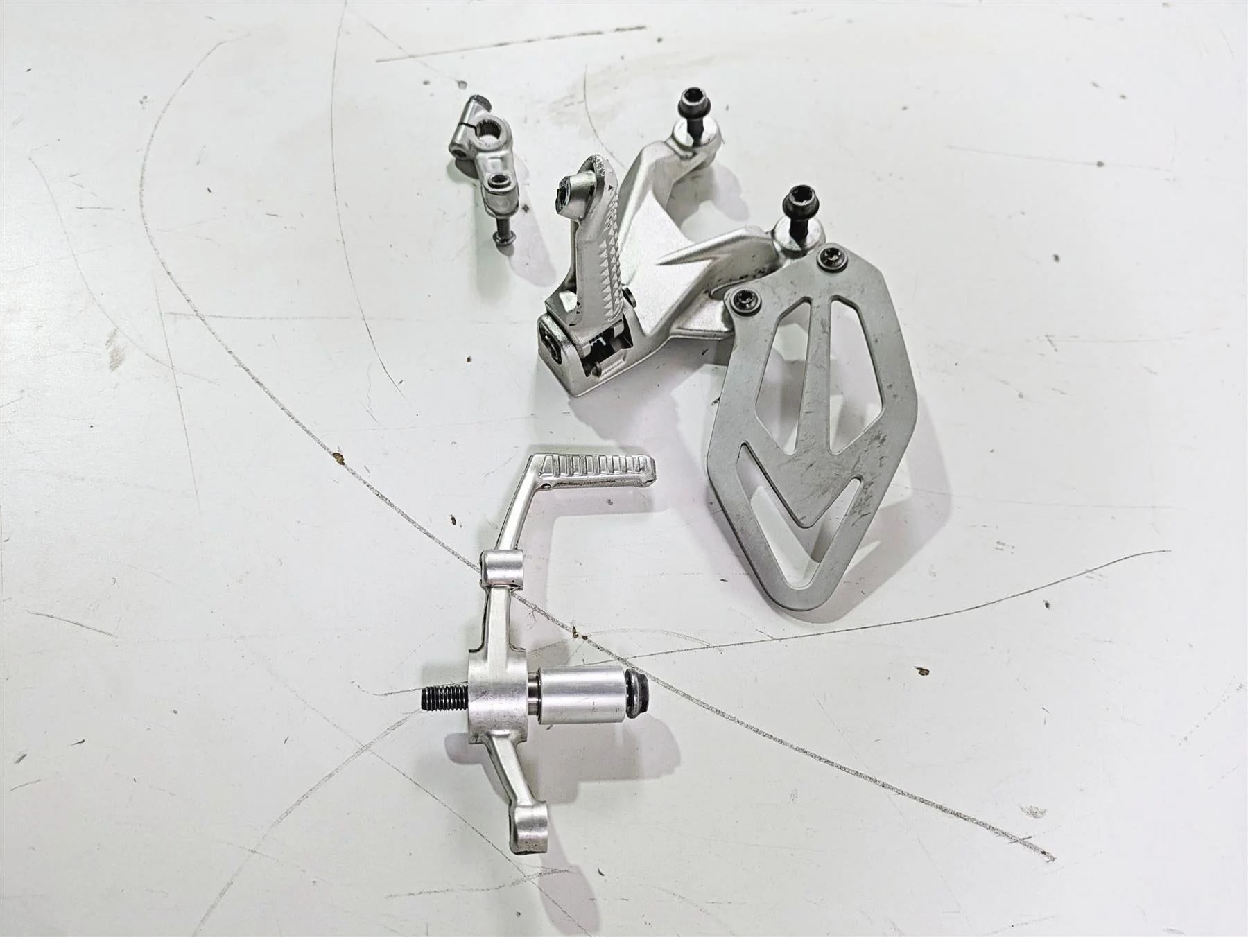 2017 BMW S1000RR K46 Left Foot Peg Set & Shifter Parts 46717728307 - Image 3