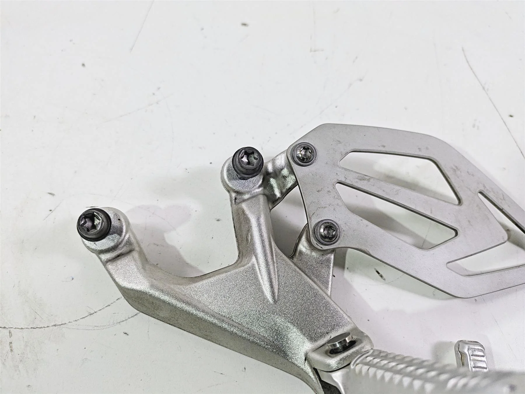 2017 BMW S1000RR K46 Left Foot Peg Set & Shifter Parts 46717728307 - Image 8