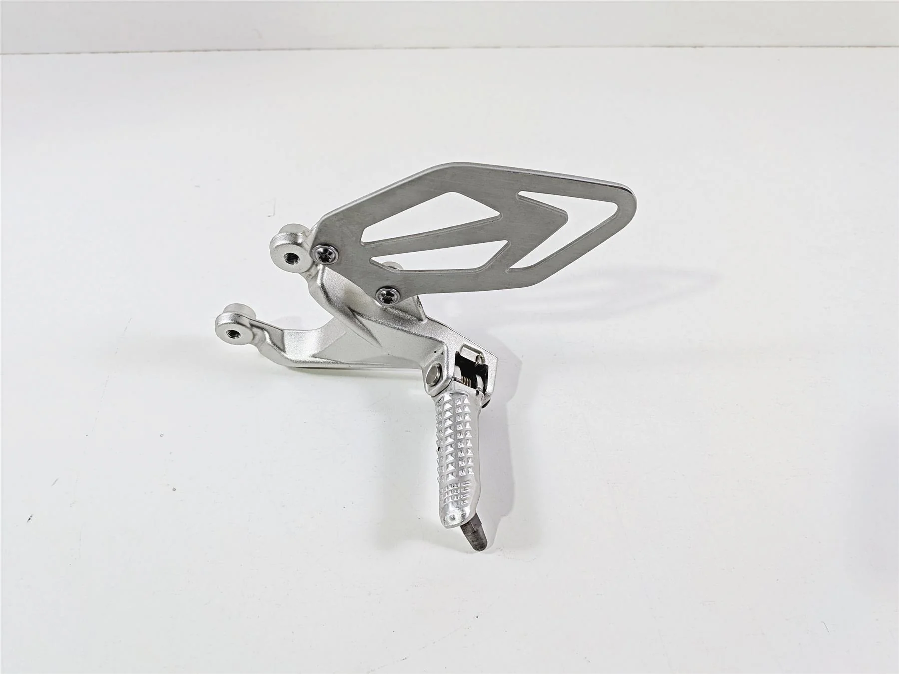 2017 BMW S1000RR K46 Left Rider Driver Foot Peg Rest & Heal Guard 46717728307 - Image 2