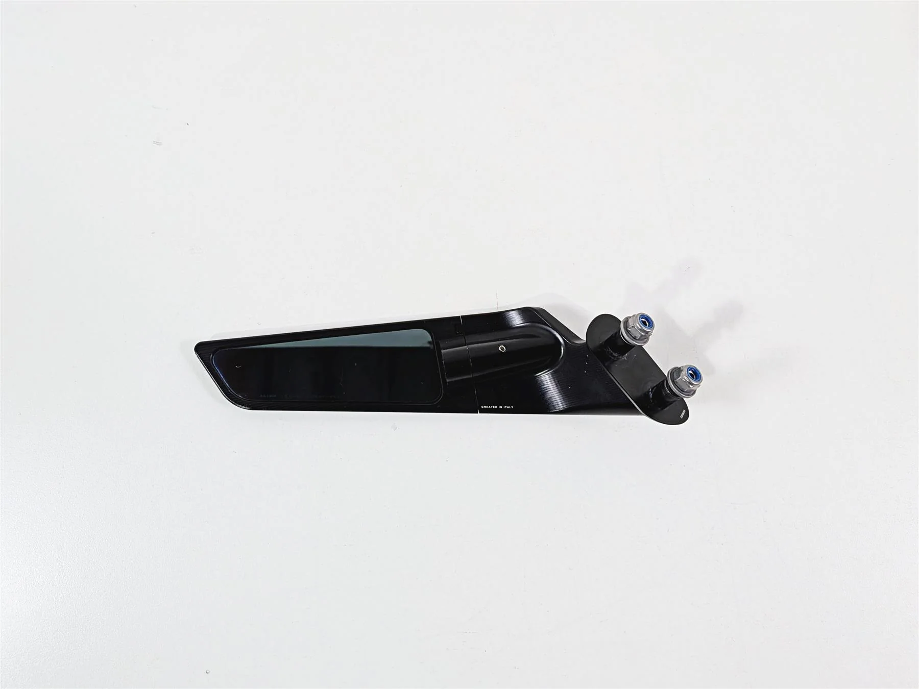 2017 BMW S1000RR K46 Left Rizoma Stealth Rear View Mirror BSS011B 2209088 - Image 2