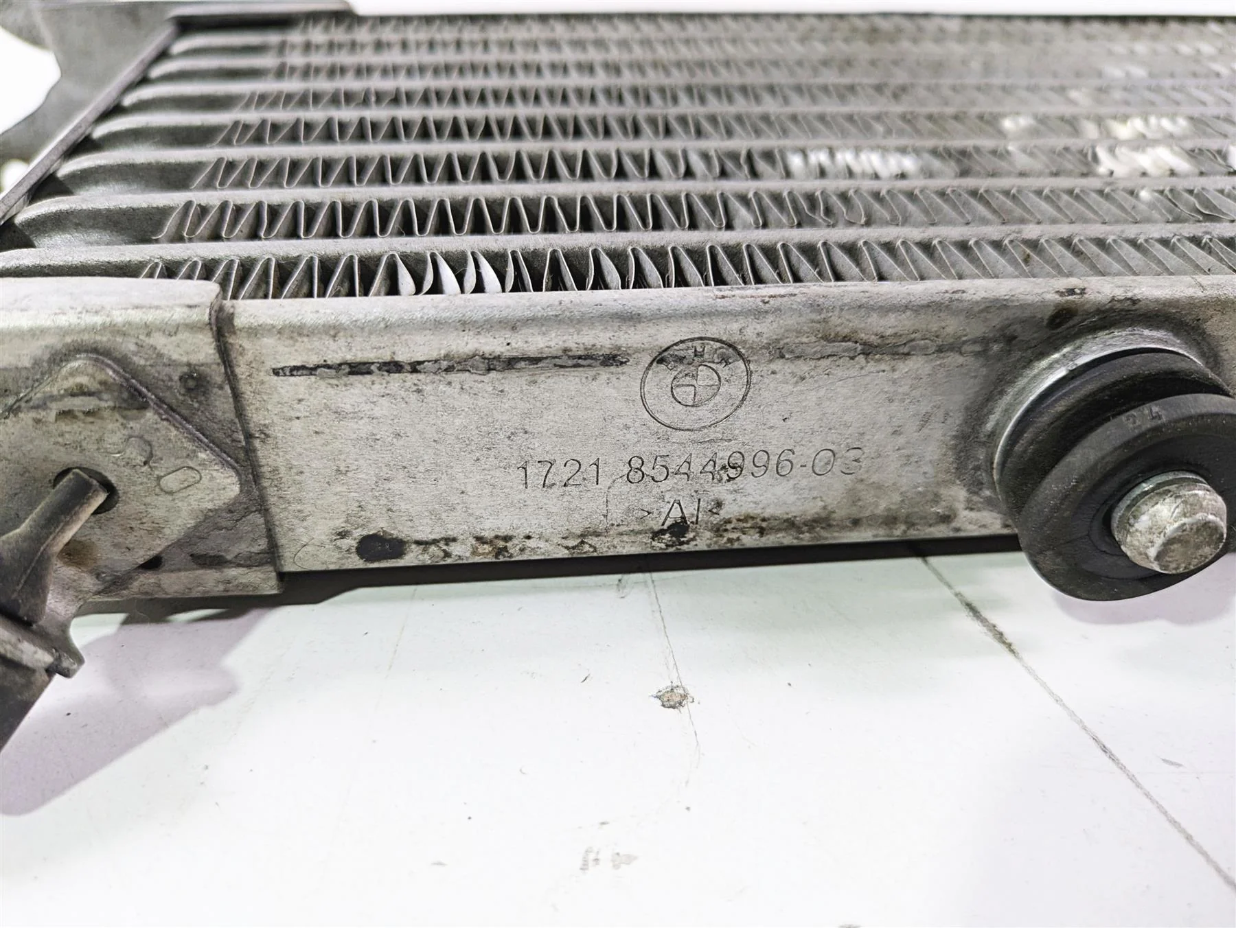 2017 BMW S1000RR K46 Oil Cooler With Lines 17218544996 17218545633 - Image 7