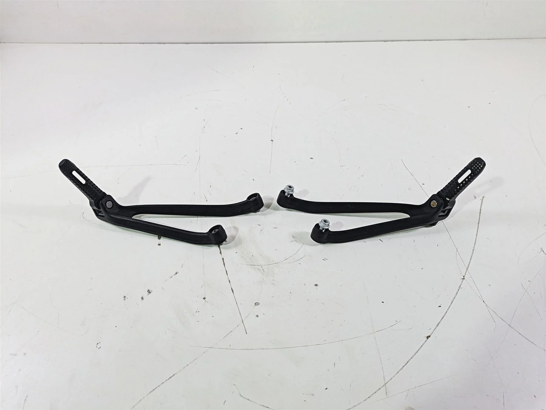 2017 BMW S1000RR K46 Rear Passenger Foot Peg Set 46718521680 46718521681