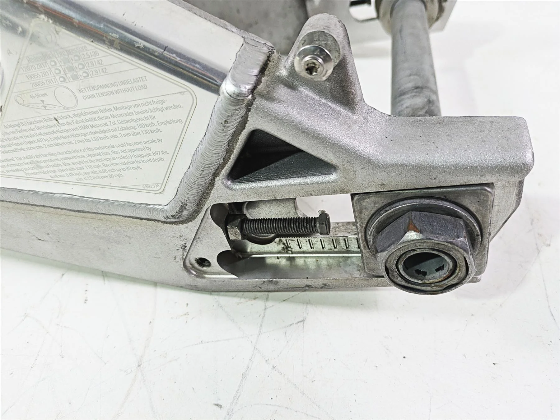 2017 BMW S1000RR K46 Rear Swing Arm Swingarm 33358543490 - Image 9