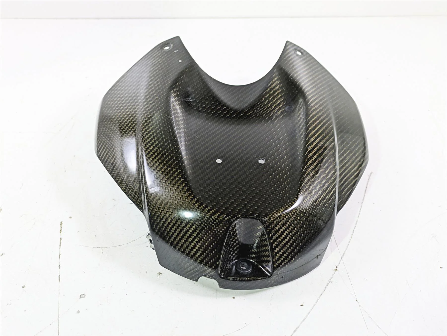 2017 BMW S1000RR K46 Ssr Carbon Fiber Fuel Gas Tank Cover - Read 170892 - Image 3