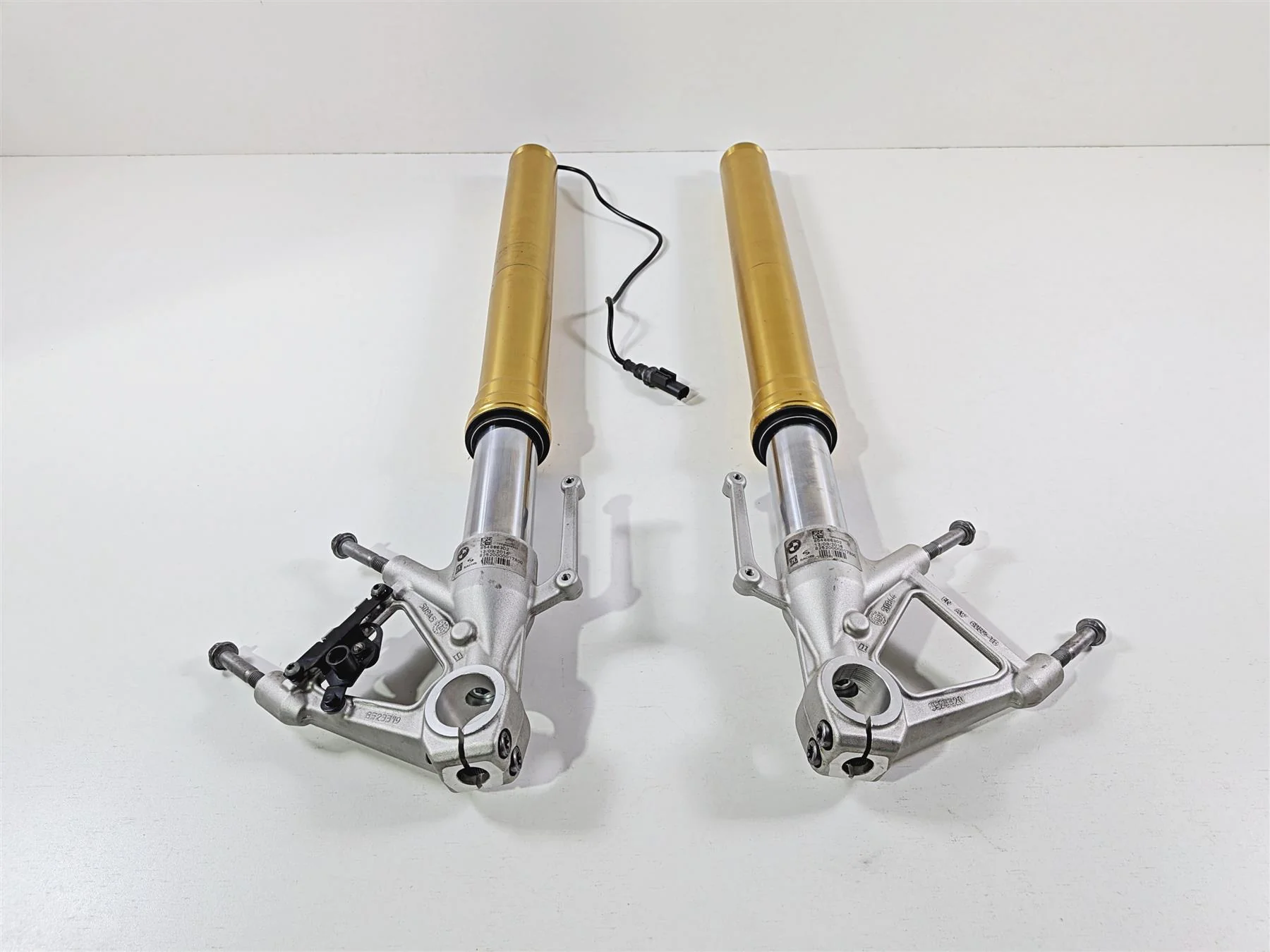 2017 BMW S1000RR K46 Straight Front Fork Leg Set 31428548865 31428548864 - Image 3