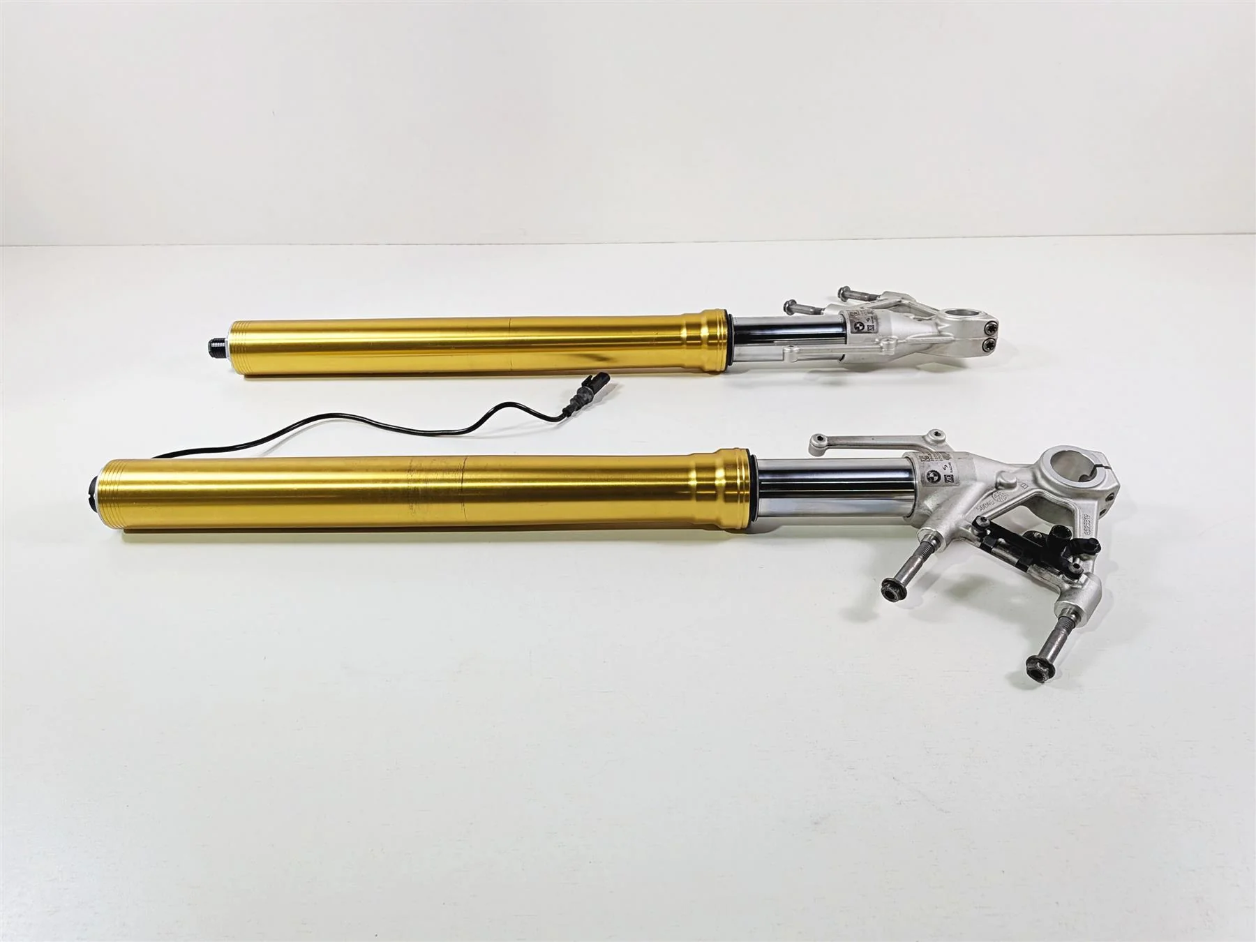 2017 BMW S1000RR K46 Straight Front Fork Leg Set 31428548865 31428548864 - Image 4