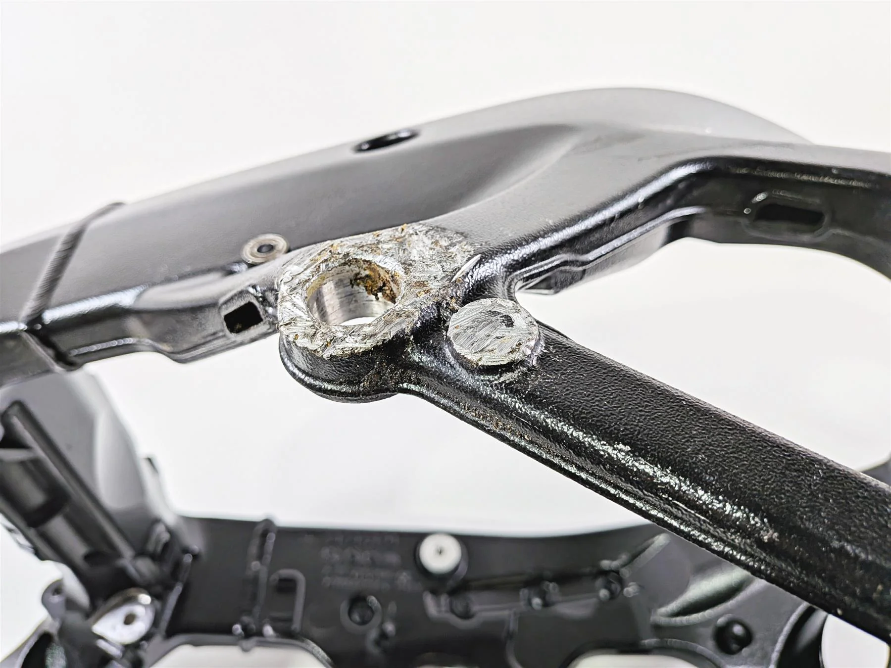 2017 BMW S1000RR K46 Straight Main Frame Chassis -Rash With Texas Salvage Title 46518548260 46518563841 - Image 10