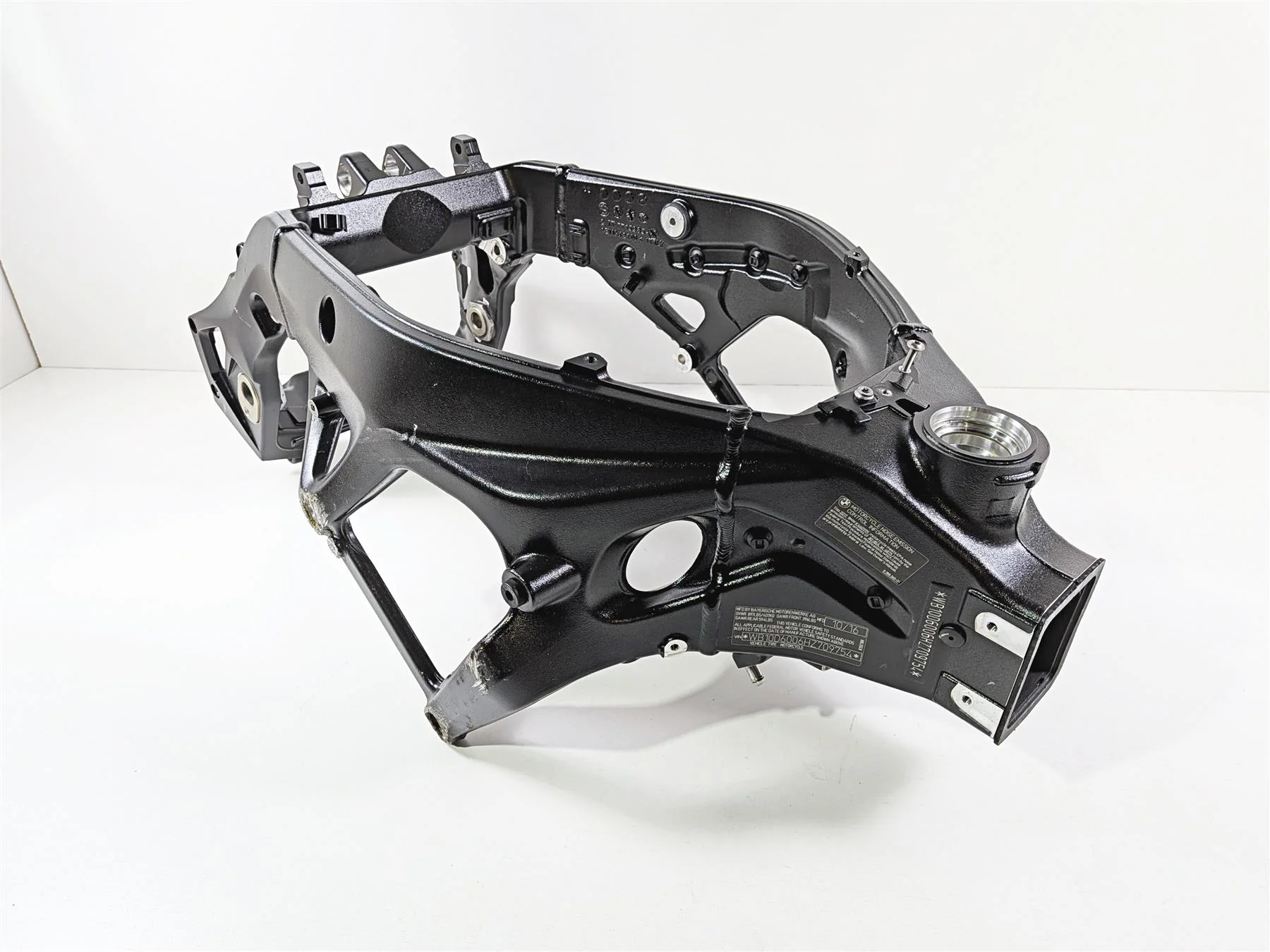 2017 BMW S1000RR K46 Straight Main Frame Chassis -Rash With Texas Salvage Title 46518548260 46518563841 - Image 14