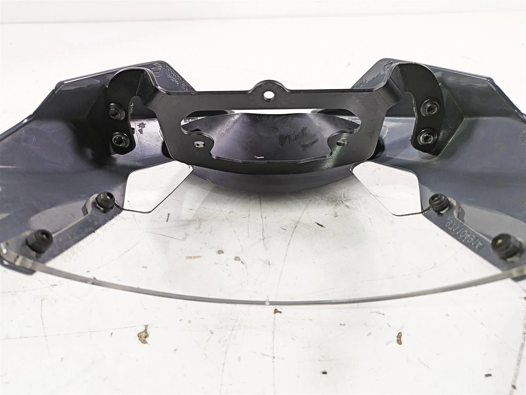 2017 Ducati Monster 1200 S Aftermarket Windshield Wind Fly Screen Setup - Image 6
