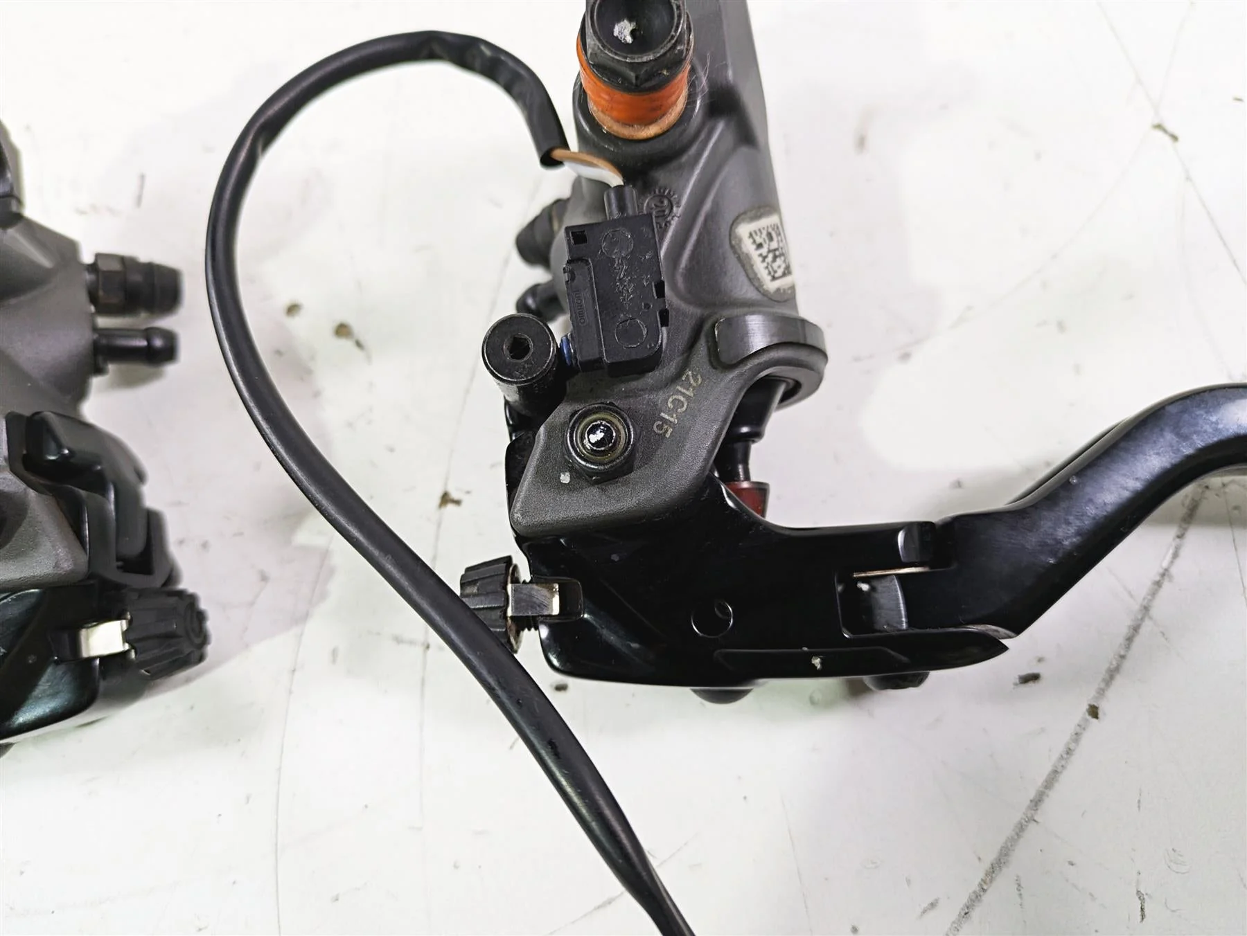 2017 Ducati Monster 1200 S Brembo Radial Clutch & Brake Master Cylinder RCS15 RCS17 Corsa Corta 110A26340 - Image 11