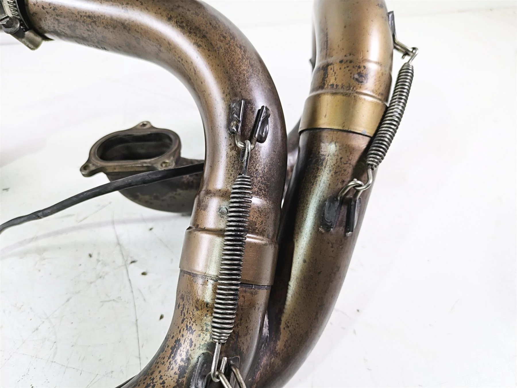 2017 Ducati Monster 1200 S Exhaust Header & Servo Motor H 57211632A S 59340301C - Image 9